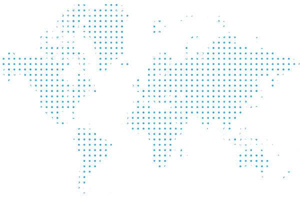 Stylized world map